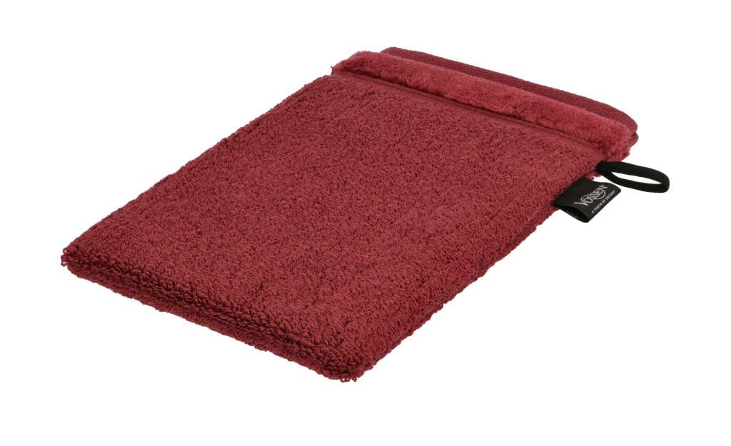 VOSSEN Waschhandschuh  Pure ¦ rot ¦ 100% Bio-Baumwolle ¦ Maße (cm): B: 21 Badtextilien und Zubehör > Handtücher & Badetücher > Waschhandschuhe & Seiftücher - Höffner