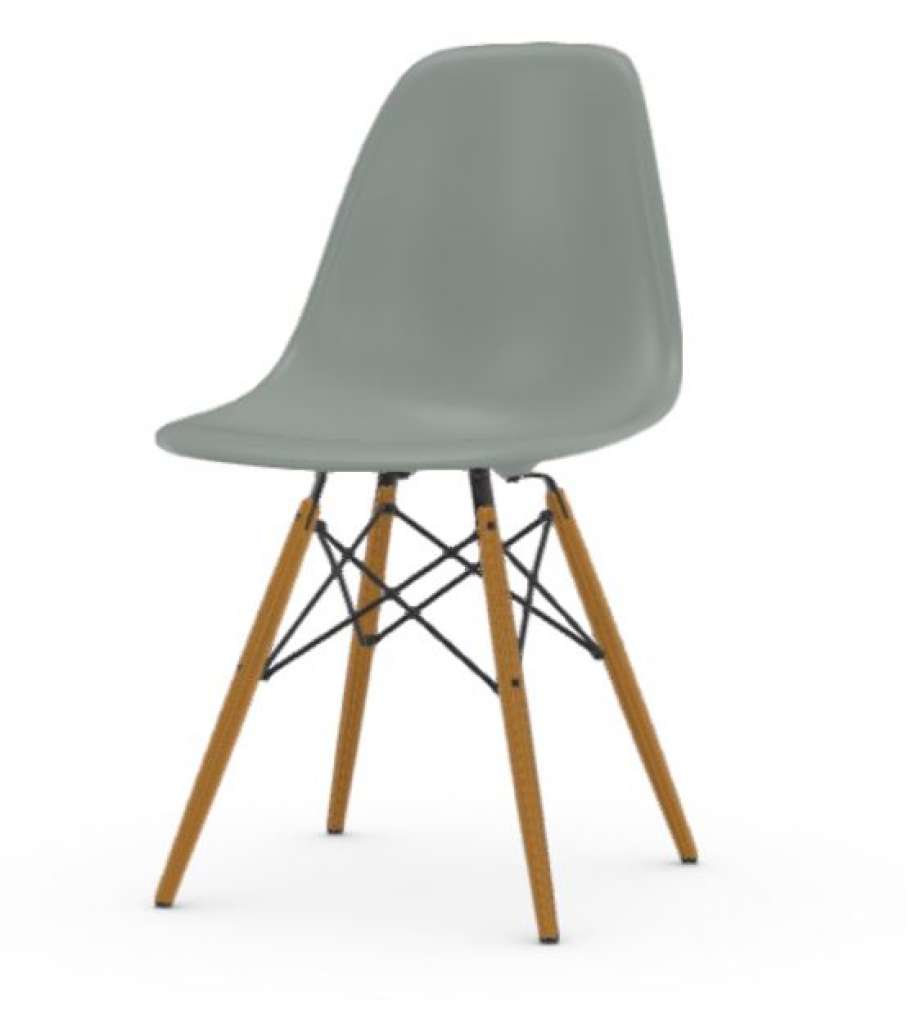 Vitra - DSW Eames Plastic Sidechair - marineblau - sitzhöhe 43 cm - indoor