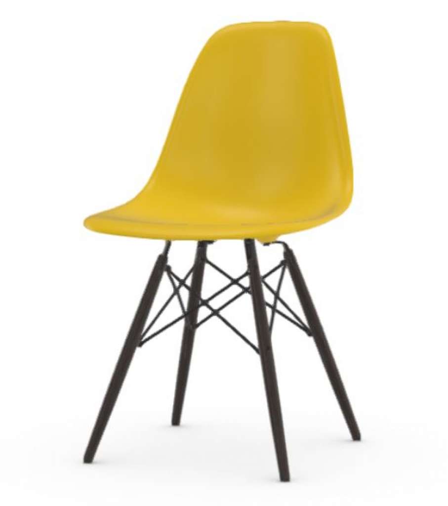 Vitra - DSW Eames Plastic Sidechair - senf - sitzhöhe 43 cm - indoor