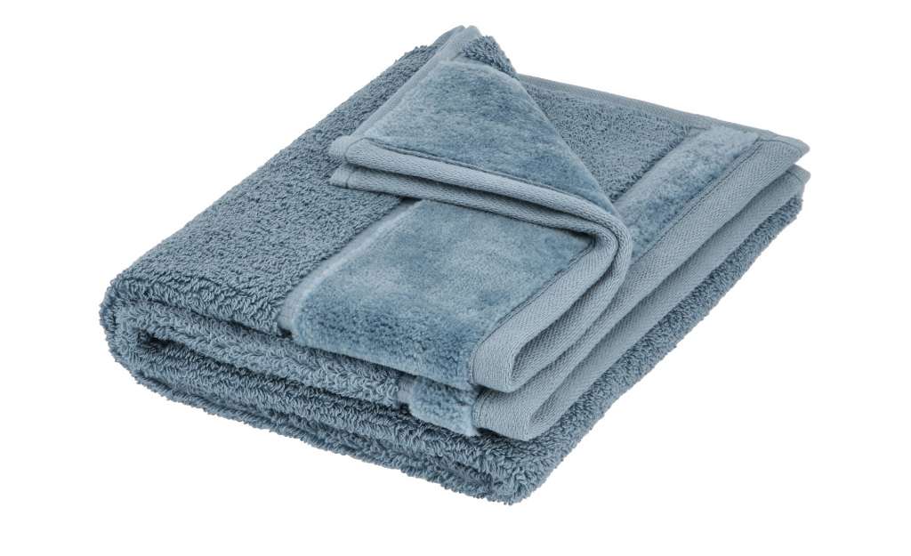 VOSSEN Gästetuch  Pure ¦ blau ¦ 100% Bio-Baumwolle ¦ Maße (cm): B: 40 Badtextilien und Zubehör > Handtücher & Badetücher > Gästetücher - Höffner