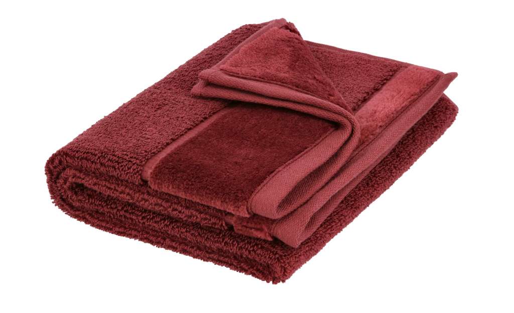 VOSSEN Gästetuch  Pure ¦ rot ¦ 100% Bio-Baumwolle ¦ Maße (cm): B: 40 Badtextilien und Zubehör > Handtücher & Badetücher > Gästetücher - Höffner