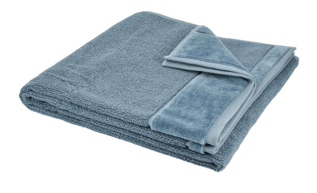 VOSSEN Duschtuch  Pure ¦ blau ¦ 100% Bio-Baumwolle ¦ Maße (cm): B: 67 Badtextilien und Zubehör > Handtücher & Badetücher > Handtücher - Höffner