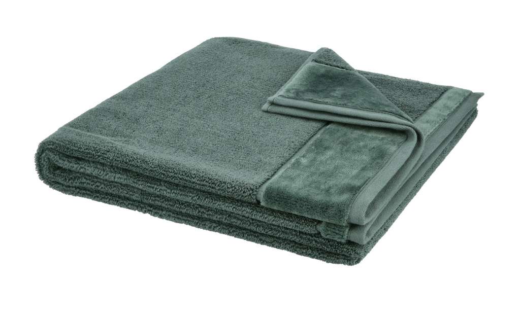 VOSSEN Duschtuch  Pure ¦ grün ¦ 100% Bio-Baumwolle ¦ Maße (cm): B: 67 Badtextilien und Zubehör > Handtücher & Badetücher > Handtücher - Höffner