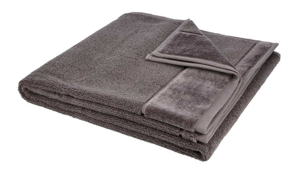 VOSSEN Duschtuch  Pure ¦ grau ¦ 100% Bio-Baumwolle ¦ Maße (cm): B: 67 Badtextilien und Zubehör > Handtücher & Badetücher > Handtücher - Höffner