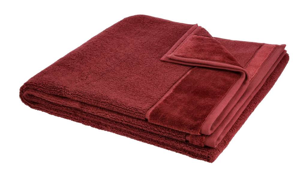 VOSSEN Duschtuch  Pure ¦ rot ¦ 100% Bio-Baumwolle ¦ Maße (cm): B: 67 Badtextilien und Zubehör > Handtücher & Badetücher > Handtücher - Höffner