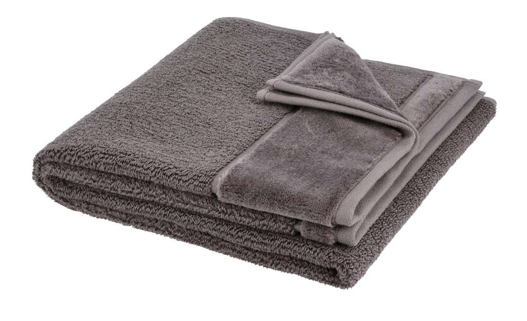 VOSSEN Handtuch  Pure ¦ grau ¦ 100% Bio-Baumwolle ¦ Maße (cm): B: 50 Badtextilien und Zubehör > Handtücher & Badetücher > Handtücher - Höffner