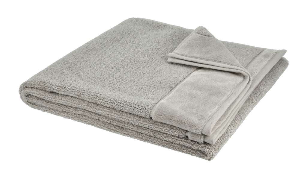 VOSSEN Duschtuch  Pure ¦ grau ¦ 100% Bio-Baumwolle ¦ Maße (cm): B: 67 Badtextilien und Zubehör > Handtücher & Badetücher > Handtücher - Höffner