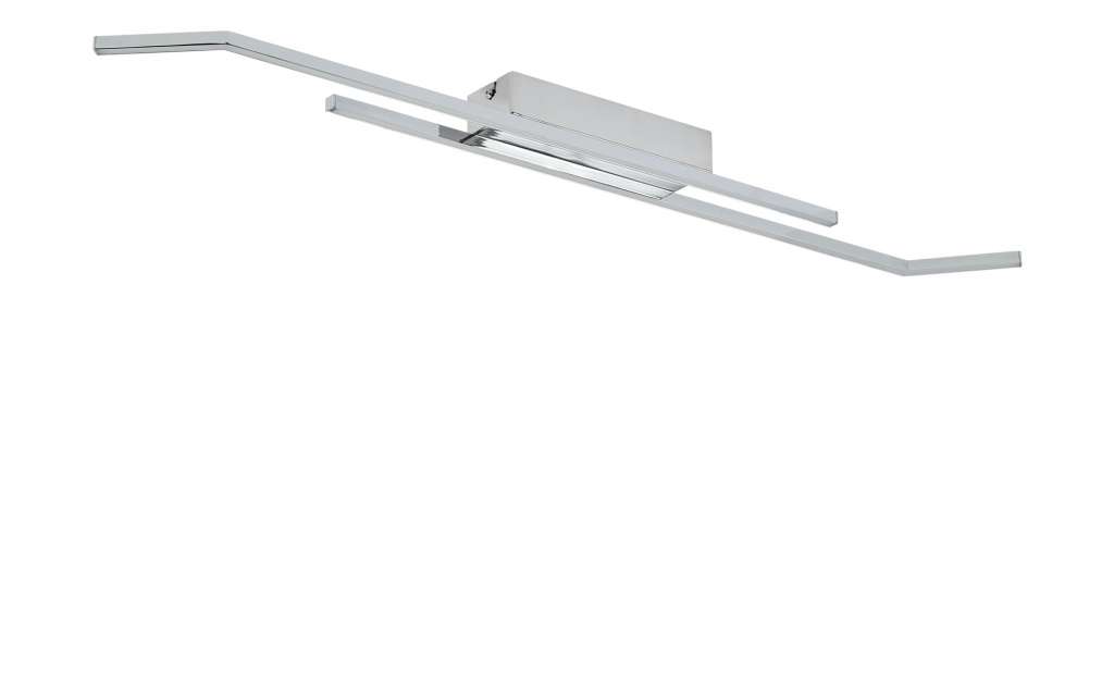 KHG LED-Deckenleuchte, 2-flammig, chrom ¦ silber ¦ Maße (cm): B: 10 H: 5,2 Lampen & Leuchten > Innenleuchten > Deckenleuchten - Höffner