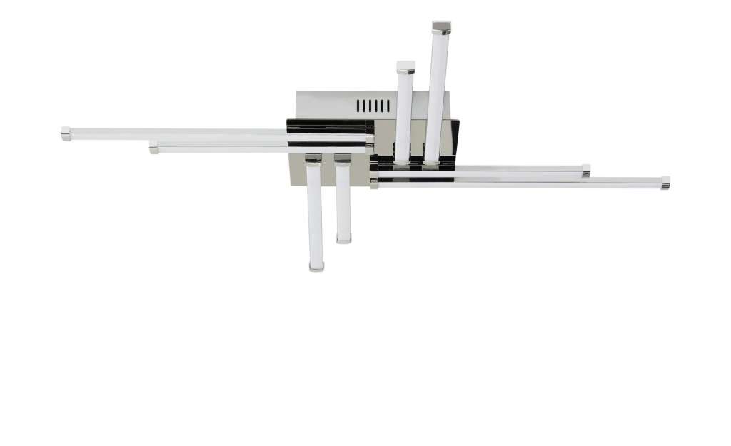 KHG Smart Home-Deckenleuchte, 8-flammig, chrom ¦ silber ¦ Maße (cm): B: 68 H: 5 Lampen & Leuchten > Innenleuchten > Deckenleuchten - Höffner