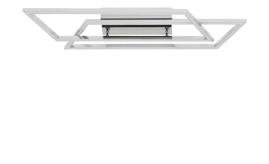 KHG LED-Deckenleuchte, 2-flammig, chrom ¦ silber ¦ Maße (cm): B: 16,5 H: 6,5 Lampen & Leuchten > Innenleuchten > Deckenleuchten - Höffner