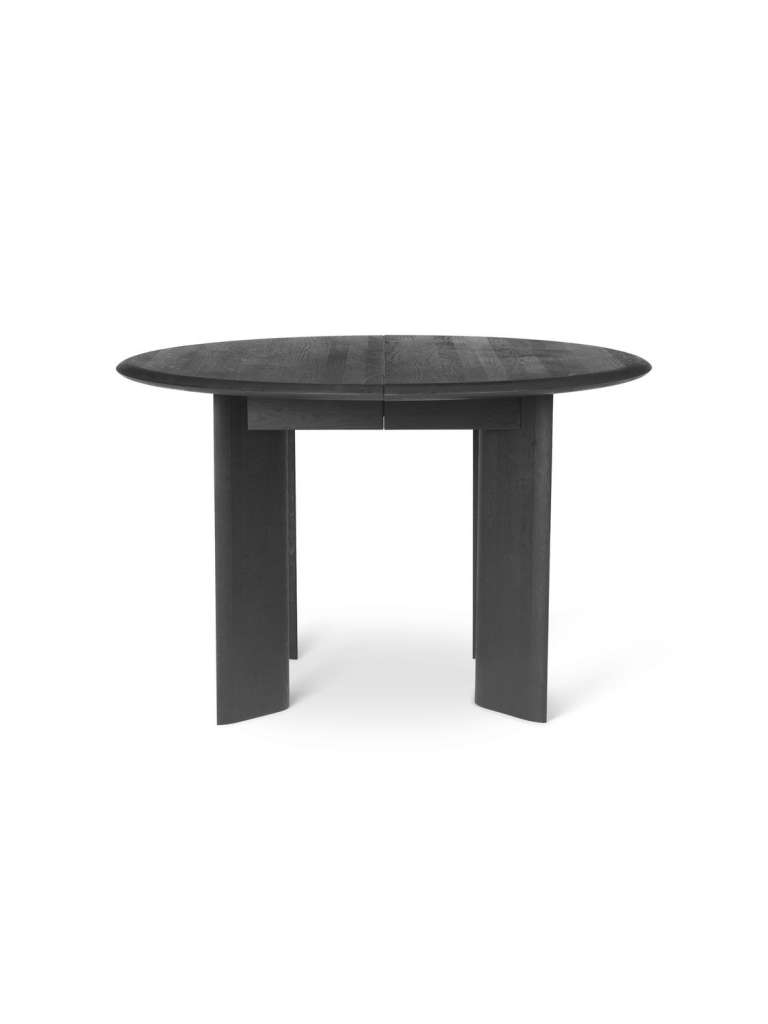 ferm LIVING - Bevel Tisch - rund - schwarz - indoor