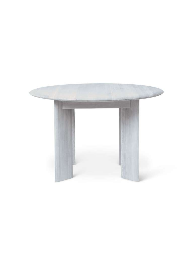 ferm LIVING - Bevel Tisch - rund - ice blue - indoor