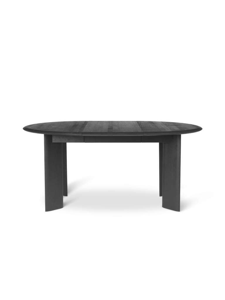ferm LIVING - Bevel Tisch - 1x ausziehbar  - schwarz - indoor