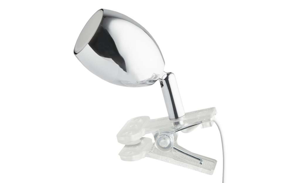 KHG LED-Klemmleuchte, 1-flammig, chrom ¦ silber ¦ Maße (cm): B: 6 H: 13 Lampen & Leuchten > Innenleuchten > Tischlampen - Höffner