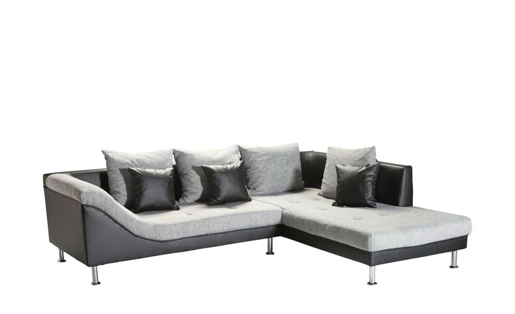 Ecksofa  Rico ¦ schwarz ¦ Maße (cm): B: 255 H: 95 T: 205 Polstermöbel > Sofas > Ecksofas - Höffner