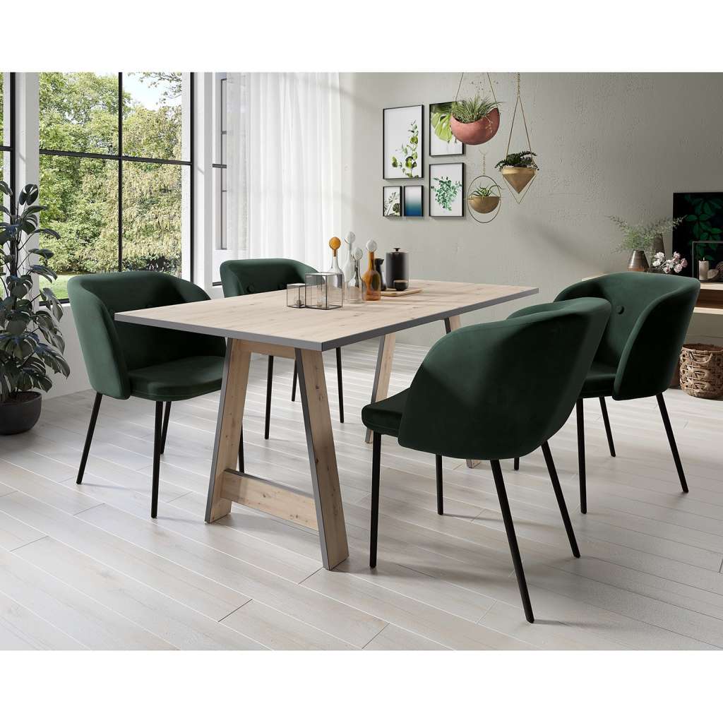 home24 Esszimmerstuhl Hollis (2er-Set)