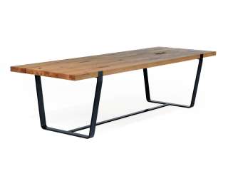 Janua - B11 Clamp Tisch  - Eiche weiß pigmentiert - 280x95 - indoor