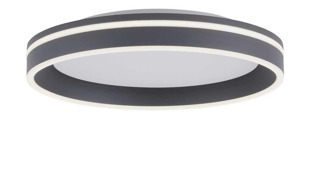 Q-Smart Home Lights Deckenleuchte, 1-flammig, anthrazit ¦ schwarz ¦ Maße (cm): H: 5,5 Ø: 40 Lampen & Leuchten > Innenleuchten > Deckenleuchten - Höffner