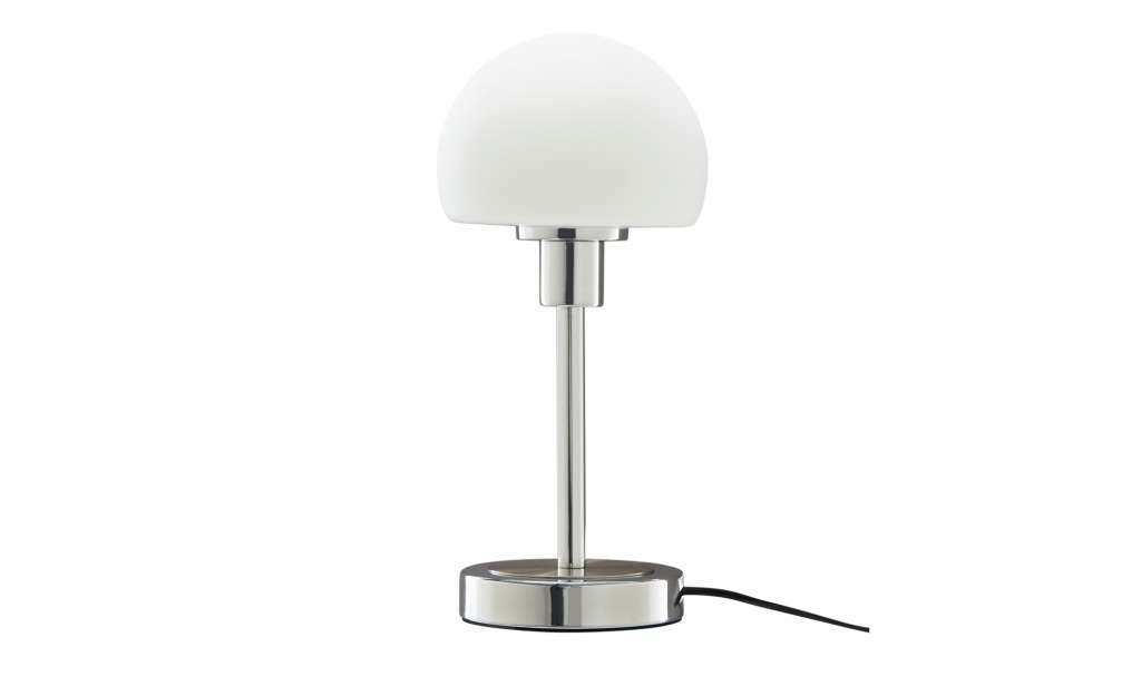KHG LED-Tischleuchte, 1-flammig, chrom ¦ silber ¦ Maße (cm): H: 29,5 Ø: 14 Lampen & Leuchten > Innenleuchten > Tischlampen - Höffner