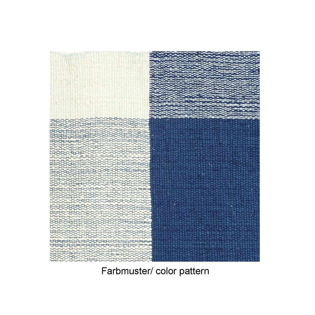 Ames - Nobsa Kissen 80 x 80 cm - blau/mint/creme - indoor