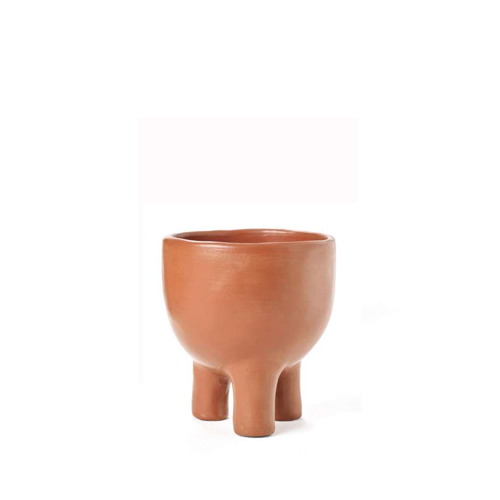 Ames - Barro Topf 3 Füße terrakotta - mini - indoor