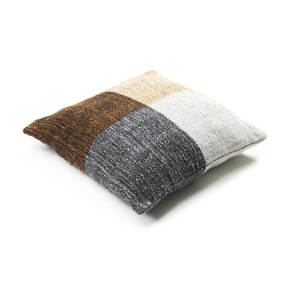 Ames - Nobsa Kissen 50 x 50 cm - grau/ocker/creme - indoor