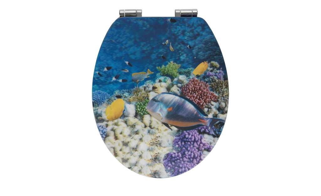 WC Sitz ¦ blau ¦ Maße (cm): B: 37 T: 43,5 Badtextilien und Zubehör > Badaccessoires - Höffner
