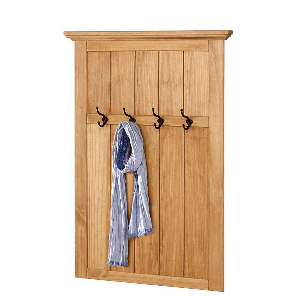 Garderobe aus Kiefer Massivholz 75 cm breit