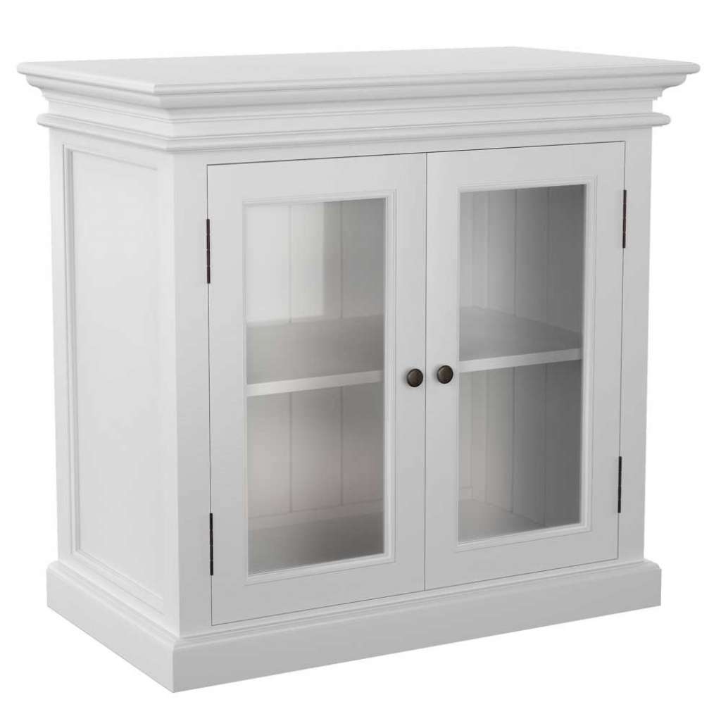 Buffet Aufsatz in Weiß 90 cm breit