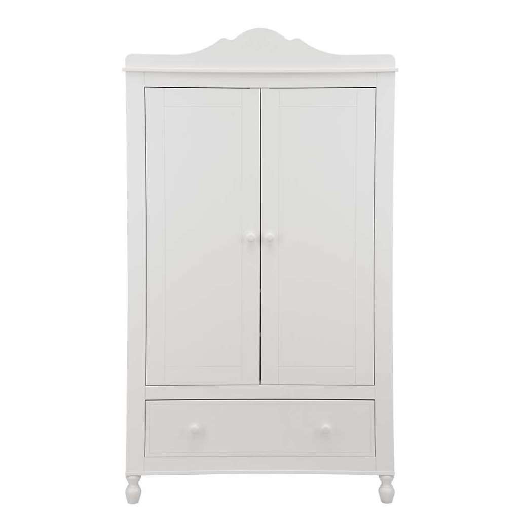 Kinderzimmer Kleiderschrank in Weiß 2-türig