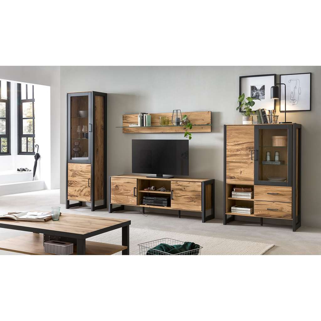 home24 Standvitrine Ironwood
