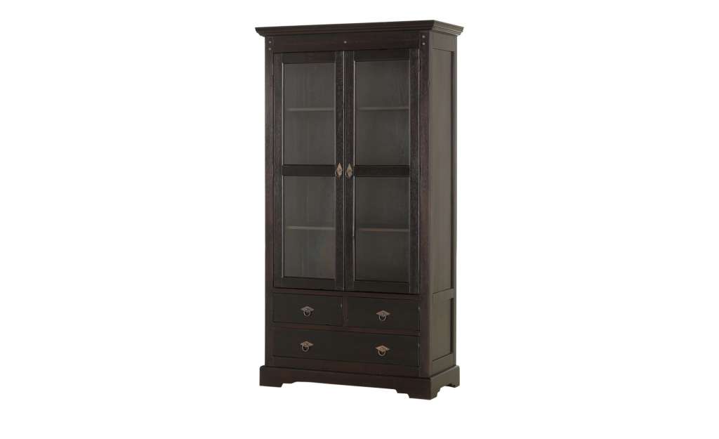 Vitrine  Sambuca ¦ braun ¦ Maße (cm): B: 98 H: 183 T: 44 Kommoden & Sideboards > Vitrinen - Höffner