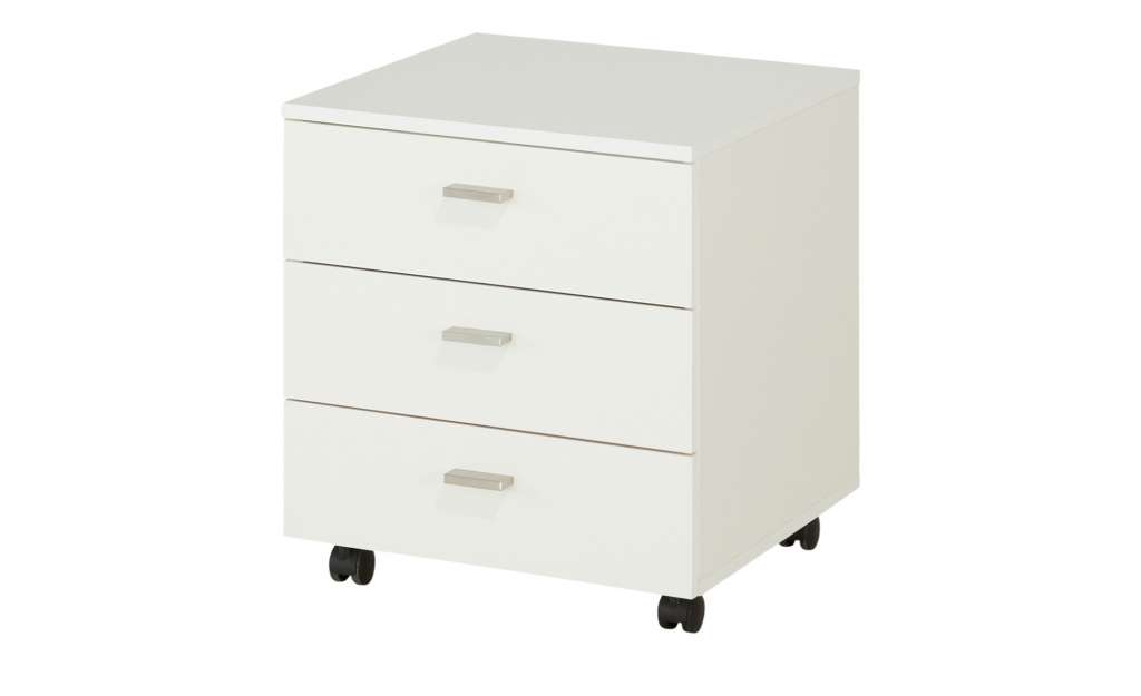 Rollcontainer  TUXA Office ¦ weiß ¦ Maße (cm): B: 45 H: 51 T: 45 Schränke > Rollcontainer - Höffner