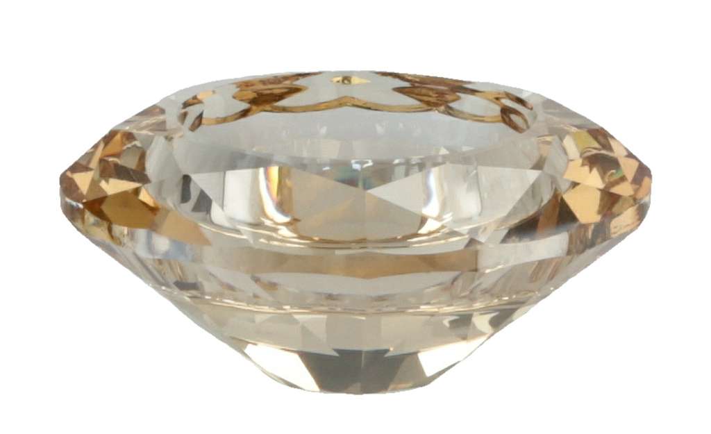 Teelichthalter ¦ braun ¦ Glas  ¦ Maße (cm): H: 3 Ø: 7 Dekoration > Kerzen & Lichter > Kerzenständer - Höffner