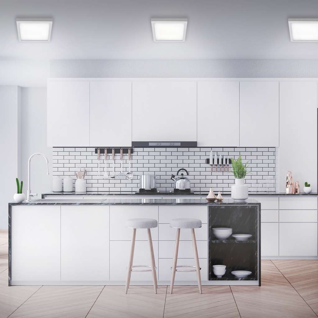 home24 LED-Deckenleuchte Elvira