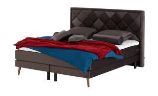 Boxspringbett  Playboy Audrey ¦ grau ¦ Maße (cm): B: 150 H: 118 T: 210 Betten > Boxspringbetten > Boxspringbetten 140x200 - Höffner