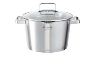 Meisterkoch Bratentopf 24 cm ¦ silber ¦ Edelstahl ¦ Maße (cm): H: 15,5 Ø: 24 Töpfe & Pfannen & Zubehör > Töpfe - Höffner