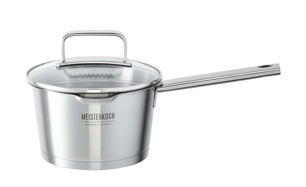 Meisterkoch Kasserolle ¦ silber ¦ Edelstahl ¦ Maße (cm): H: 9,5 Ø: 16 Töpfe & Pfannen & Zubehör > Töpfe - Höffner