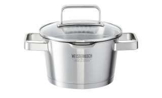 Meisterkoch Bratentopf 16 cm ¦ silber ¦ Edelstahl ¦ Maße (cm): H: 9,5 Ø: 16 Töpfe & Pfannen & Zubehör > Töpfe - Höffner