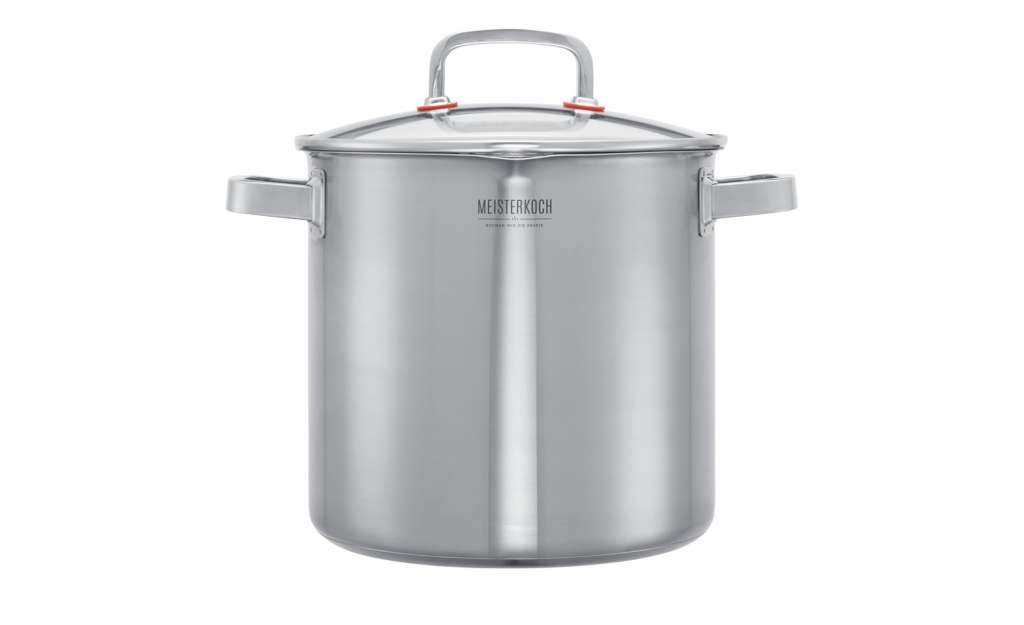 Meisterkoch Gemüsetopf ¦ silber ¦ Edelstahl ¦ Maße (cm): H: 23 Ø: 24 Töpfe & Pfannen & Zubehör > Töpfe - Höffner