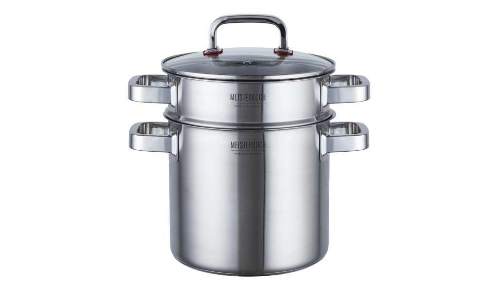 Meisterkoch Spaghettitopf ¦ silber ¦ EdelstahlØ: 20 Töpfe & Pfannen & Zubehör > Töpfe - Höffner