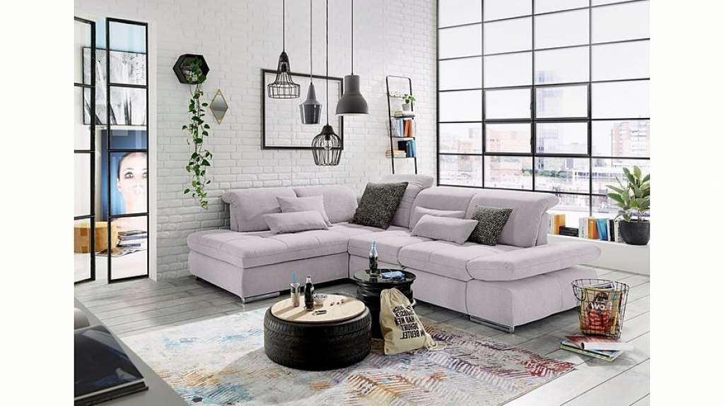 set one by Musterring Ecksofa »SO4100«, Ottomane links oder rechts bestellbar, wahlweise mit Bettfunktion