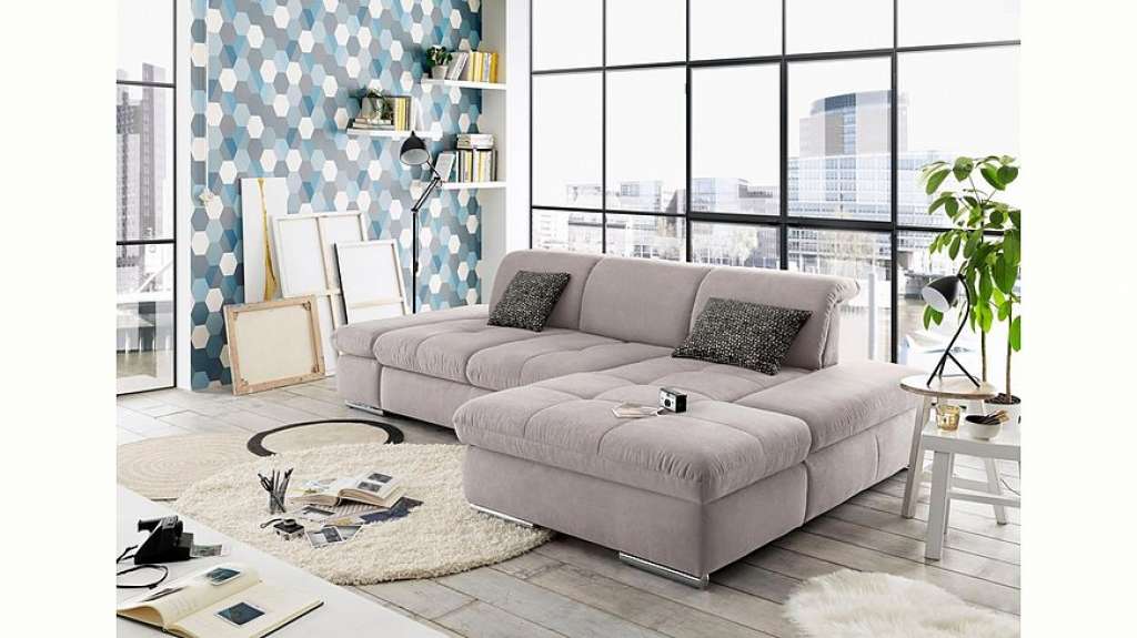 set one by Musterring Ecksofa »SO4100«, Recamiere links oder rechts, wahlweise mit Bettfunktion