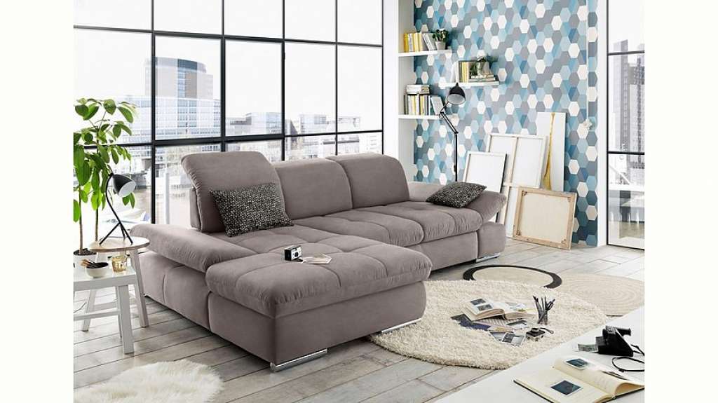 set one by Musterring Ecksofa »SO4100«, Recamiere links oder rechts, wahlweise mit Bettfunktion