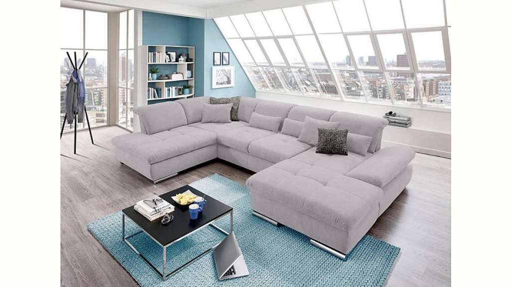 set one by Musterring Wohnlandschaft »SO4100«, Ottomane wahlweise links oder rechts bestellbar, wahlweise mit Bettfunktion