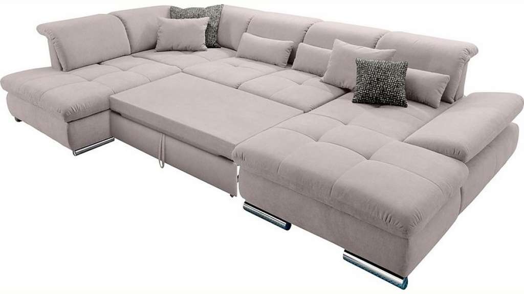 set one by Musterring Wohnlandschaft »SO4100«, Ottomane wahlweise links oder rechts bestellbar, wahlweise mit Bettfunktion