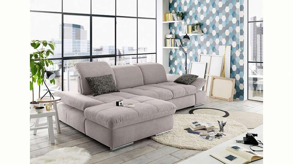 set one by Musterring Ecksofa »SO4100«, Recamiere links oder rechts, wahlweise mit Bettfunktion