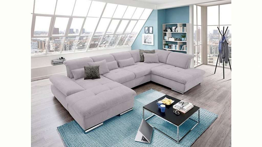 set one by Musterring Wohnlandschaft »SO4100«, Ottomane wahlweise links oder rechts bestellbar, wahlweise mit Bettfunktion
