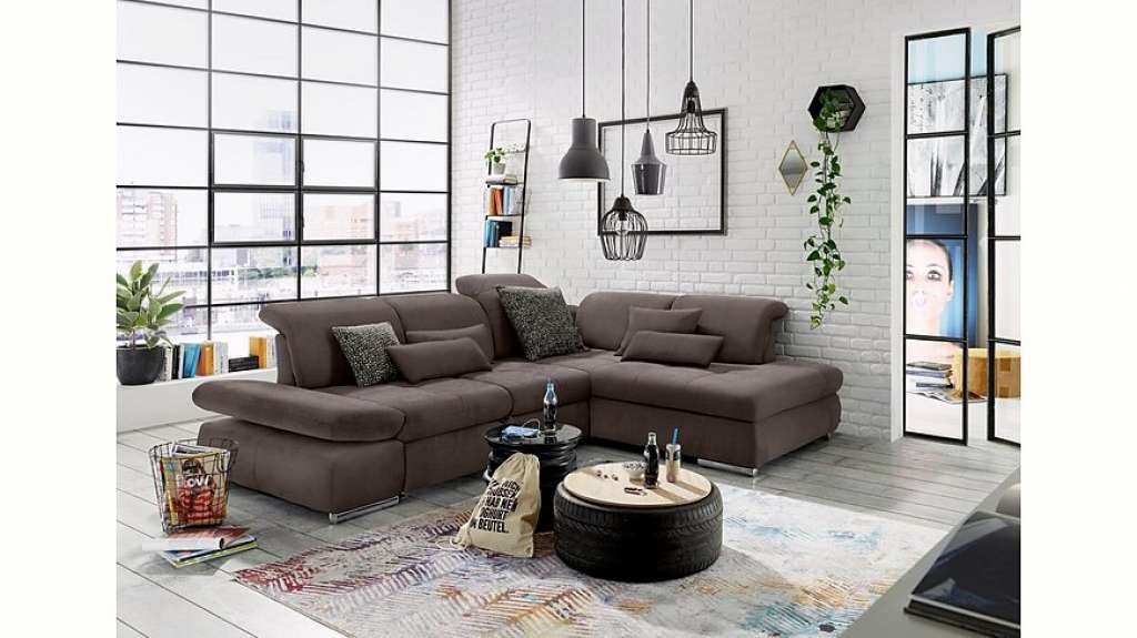 set one by Musterring Ecksofa »SO4100«, Ottomane links oder rechts bestellbar, wahlweise mit Bettfunktion