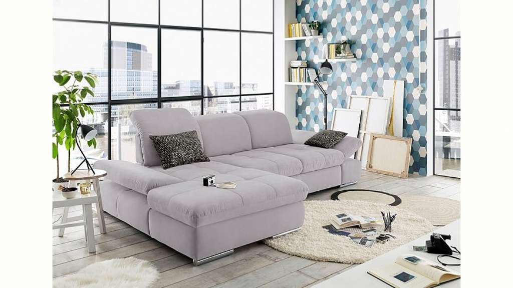 set one by Musterring Ecksofa »SO4100«, Recamiere links oder rechts, wahlweise mit Bettfunktion